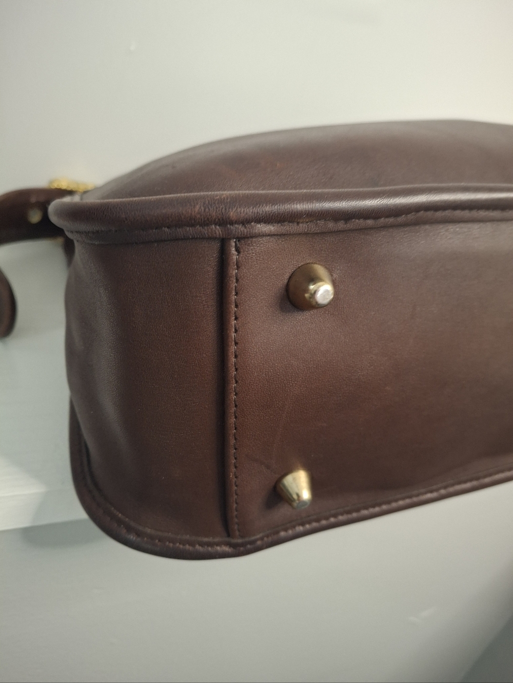 Coach Vintage Legacy Zip Bag In Mahogany Made In USA 1997 EUC - Picture 5 of 8
